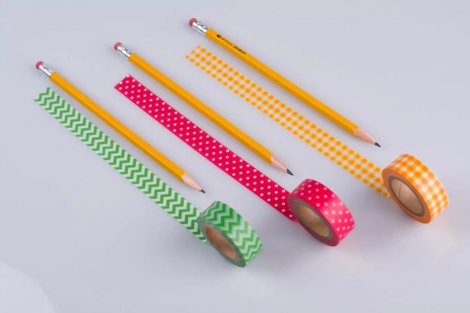 DIY Washi Bant Kalemlerin Adımları
