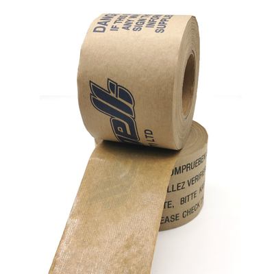 Su geçirmez Gummed Kraft Kağıt Bandı, Basınca Duyarlı Kraft Bant Fiber Hattı