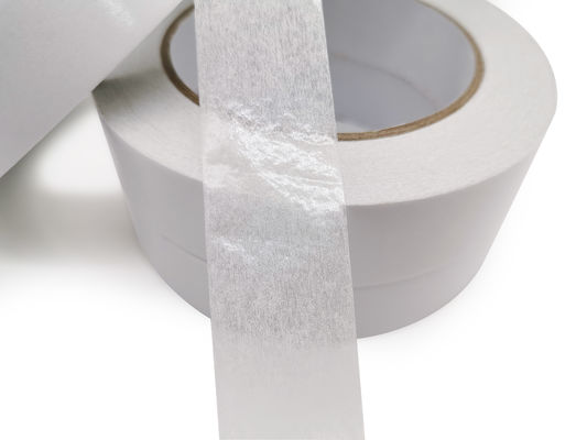 Endüstriyel Kalıp Kesim için Yüksek Yapışkanlı Akrilik Yapışkanlı Çift Taraflı Kağıt Bant Jumbo Rulo