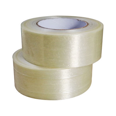 Su geçirmez mono yönlendirilmiş cam lif filament bantı 150mic kalınlığı ve 48mm * 40m Büyüklüğü