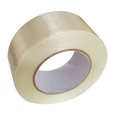 Su geçirmez mono yönlendirilmiş cam lif filament bantı 150mic kalınlığı ve 48mm * 40m Büyüklüğü