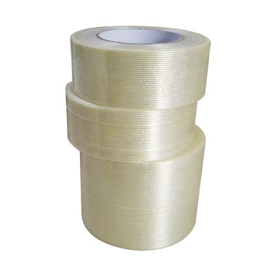 Su geçirmez mono yönlendirilmiş cam lif filament bantı 150mic kalınlığı ve 48mm * 40m Büyüklüğü