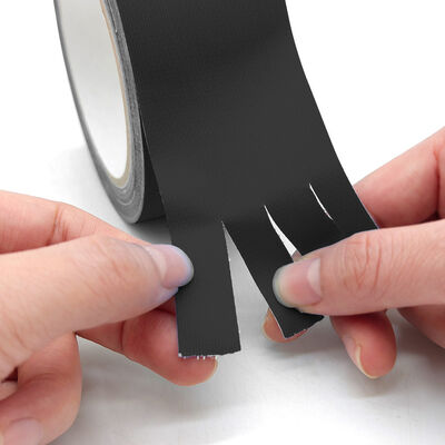 Stüdyo Sahne Aydınlatma İşleri İçin Premium Mat Kumaş Siyah Gaffer Bant Temiz Bitiş