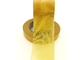 Sergi için Sarı Çift Taraflı Özelleştirilebilir Boyut Sıcak Eriyik Yapışkanlı Halı Bandı