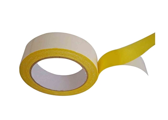 Kumaş Kumaş Destekli Toptan Benzersiz Sarı Yapışkanlı Halı Bandı