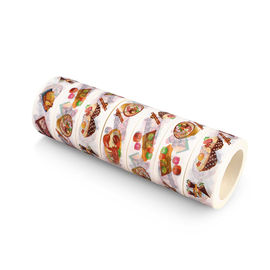 Yapışkanlı Washi Olmadan Yapışkan Washi Kağıt Bant Basınca Duyarlı Yeniden Konumlandırma