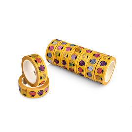 Çok Renkli Özel Tek Taraflı Şirin Washi Bant Geniş Washi Bant