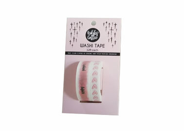Özel Baskılı Plastik Çekirdek Washi Kağıt Bant
