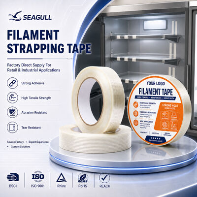 Mono Filament Teyp Cam Elyafı Güçlendirilmiş Kemer Yapıştırma Teyp Mobilya Odun İşçiliği