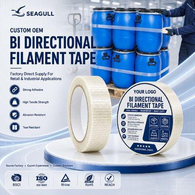 Yüksek Güçlü Filament Teyp Ağır Paketleme ve Nakliye için Güçlendirilmiş Paketleme Teypleri