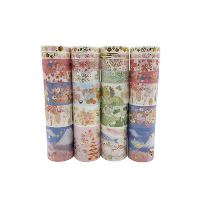 30 Tasarımlar 7 adet / kutu Japon Kawaii Karikatür Yapıştırıcı Maskeleme Washi Bantlar Bullet Dergisi Scrapbooking Dekorasyon