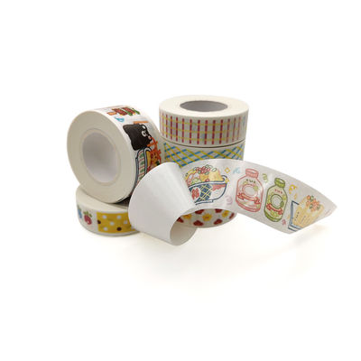Kişisel Kullanım İçin Renkli Yeni Desen Lotus Washi Kağıt Bant